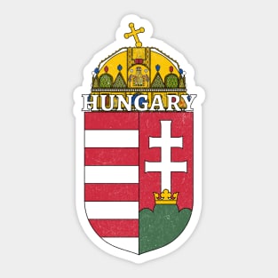 Hungarian Coat of Arms Sticker